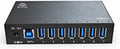 7 Port USB 3.0 Powered Hub with 12V 3A Power Adapter (Black) S617873