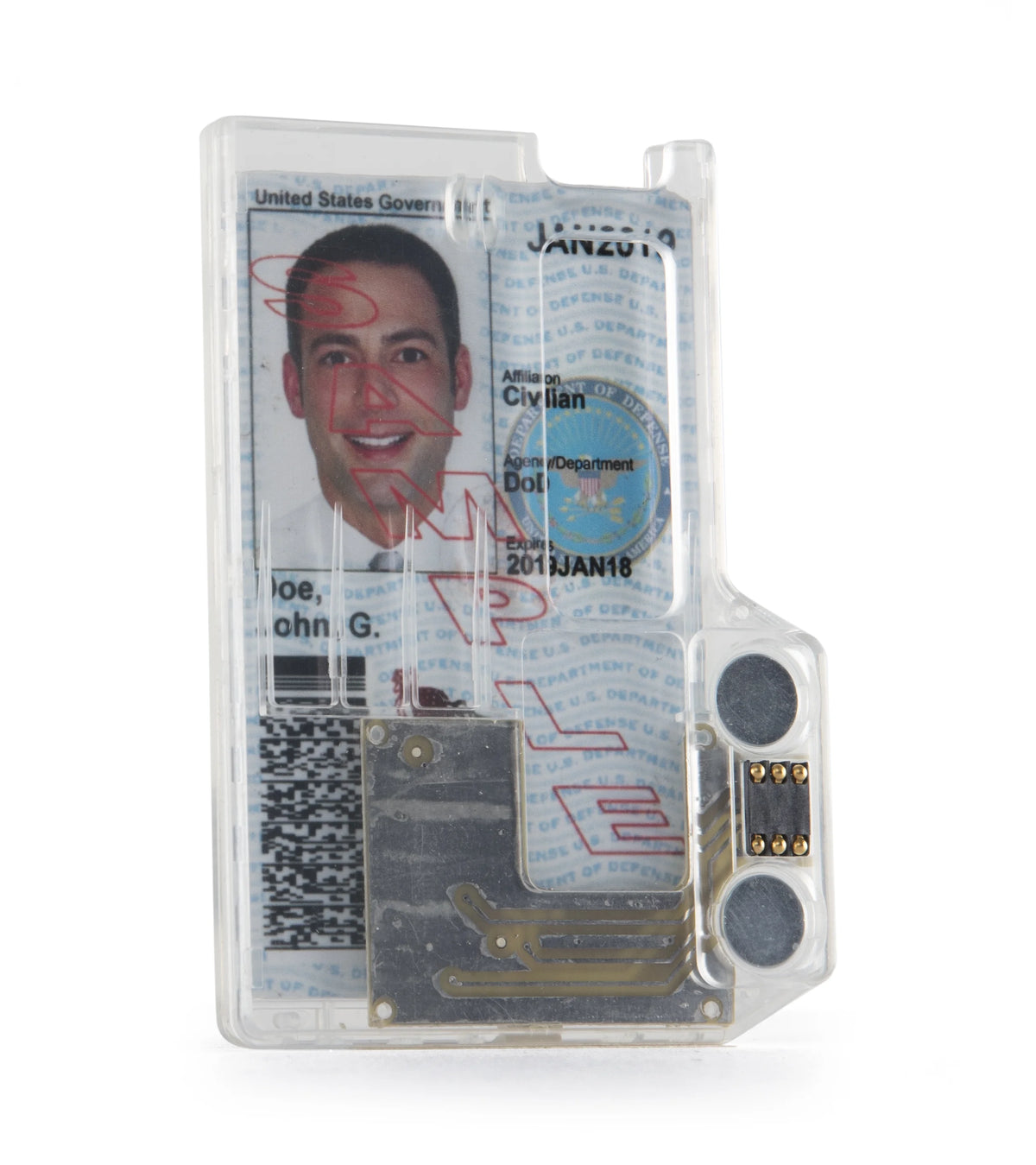 ID Badge Holder Smart Card Reader E928578