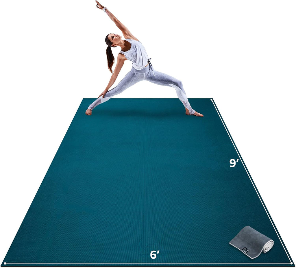 Extra Large 9' x 6' x 8mm Non-Slip Yoga Mat W511849