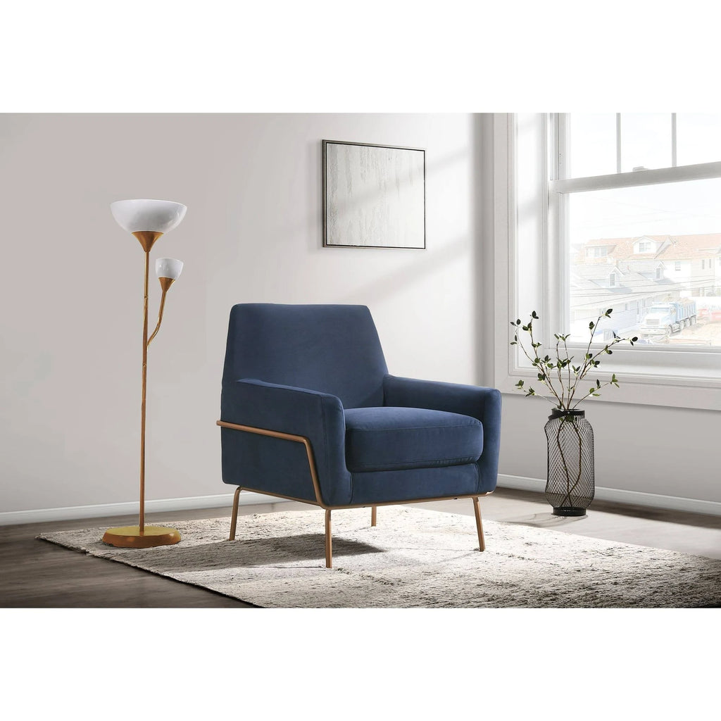 Blue Accent Arm Chair T31056