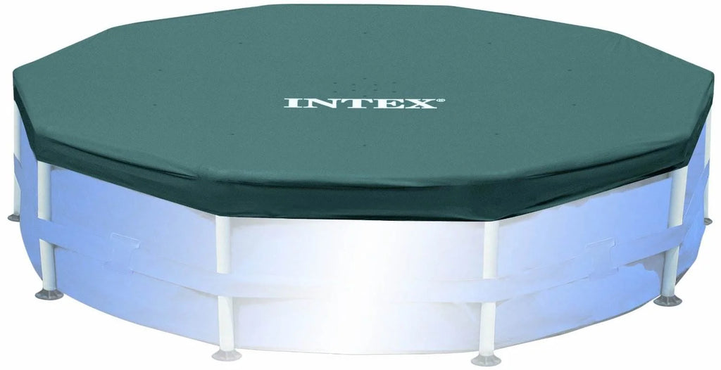 10 Foot x 30 Inches Round Above Ground Pool with Pool Cover E137170