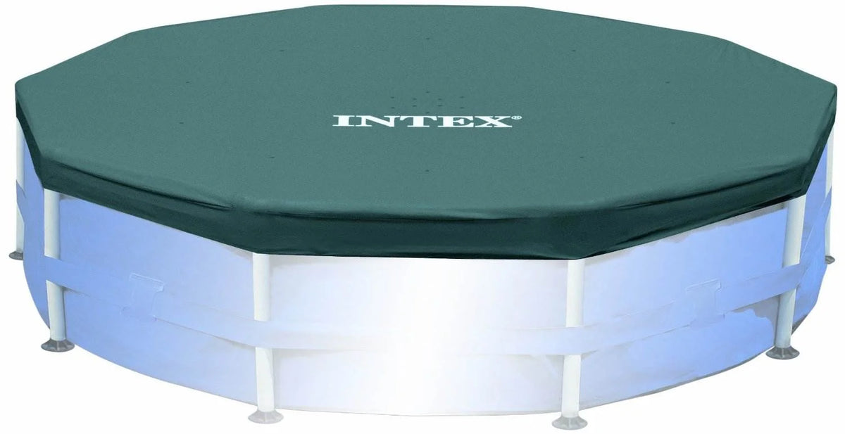 10 Foot x 30 Inches Round Above Ground Pool with Pool Cover E137170