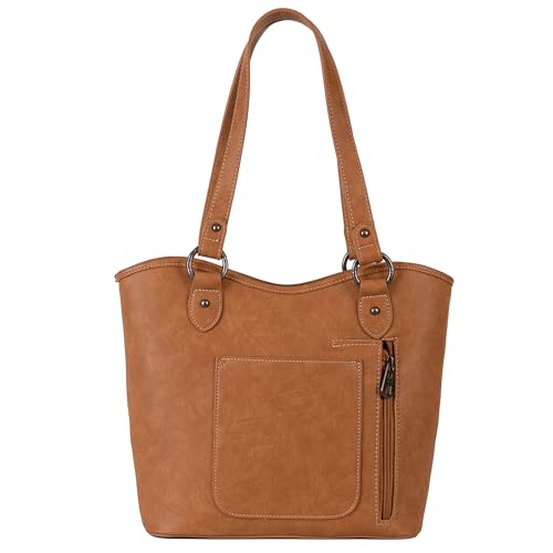 Western Tote Bag Tooled Shoulder Top Handle Handbag R451935
