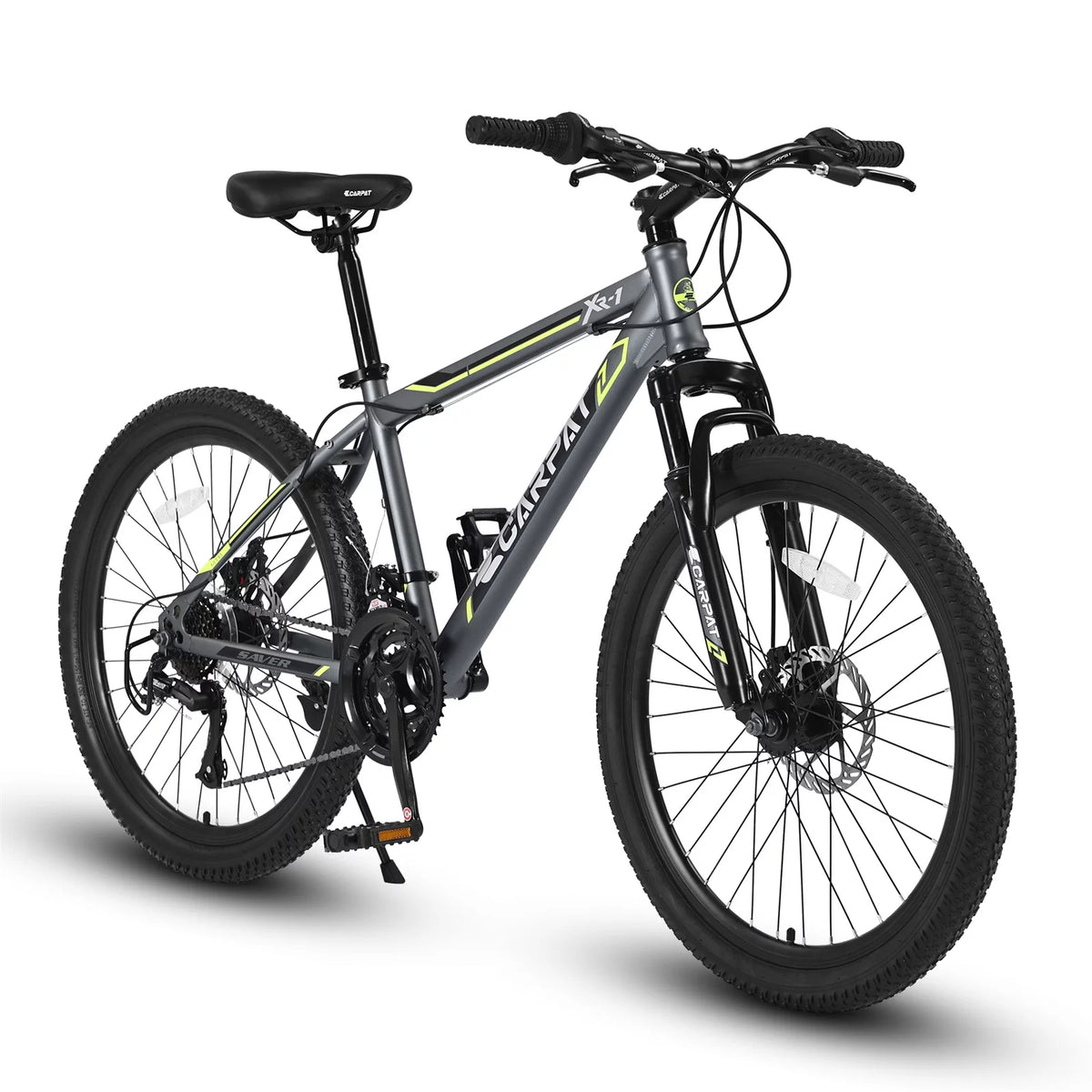 24 inch 21 Speed Mountain Bike with Dual Disc Brakes and Front Suspension B56671