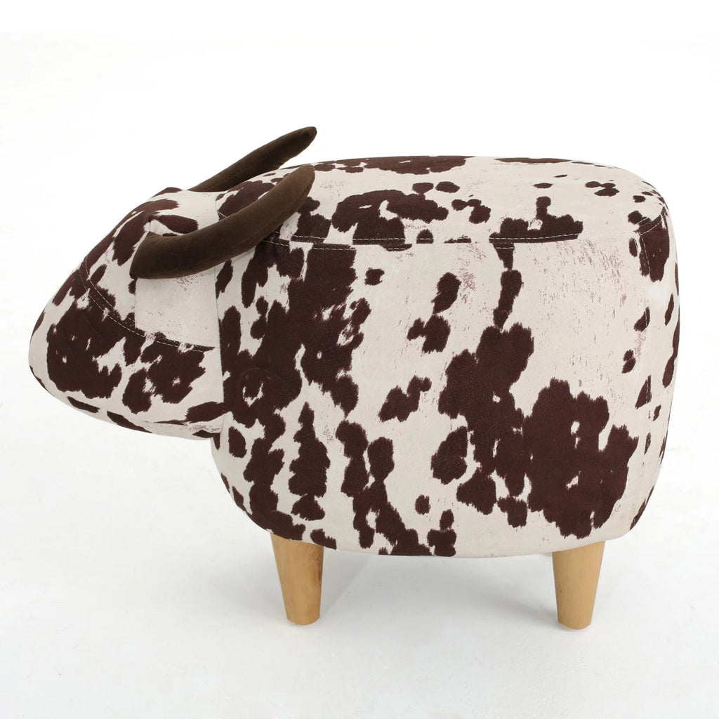 Velvet Cow Ottoman Y367