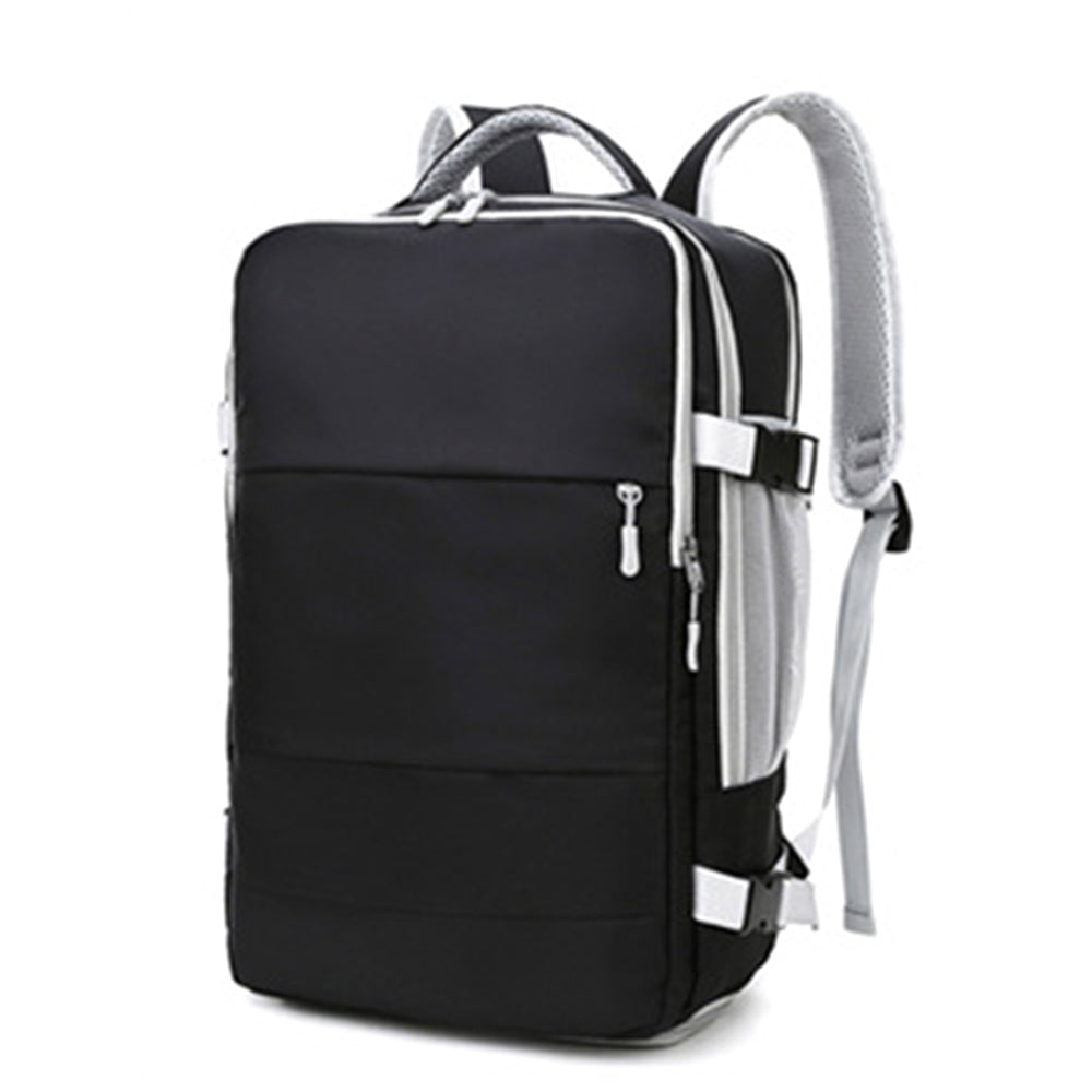 Outdoor Hiking Bag Travel Laptop Backpack with USB Charging Port Water Resistant Daypack J22525