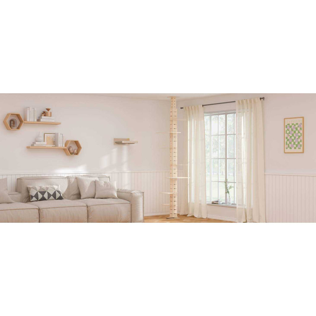 114 in. H Floor-to-Ceiling Cat Tree S98841
