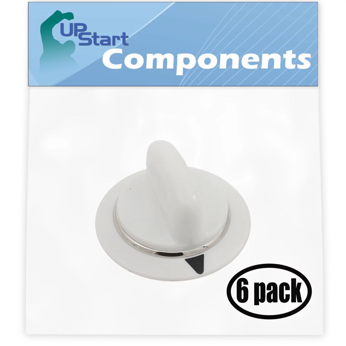 6 Pack Replacement Dryer Timer Knob W331078