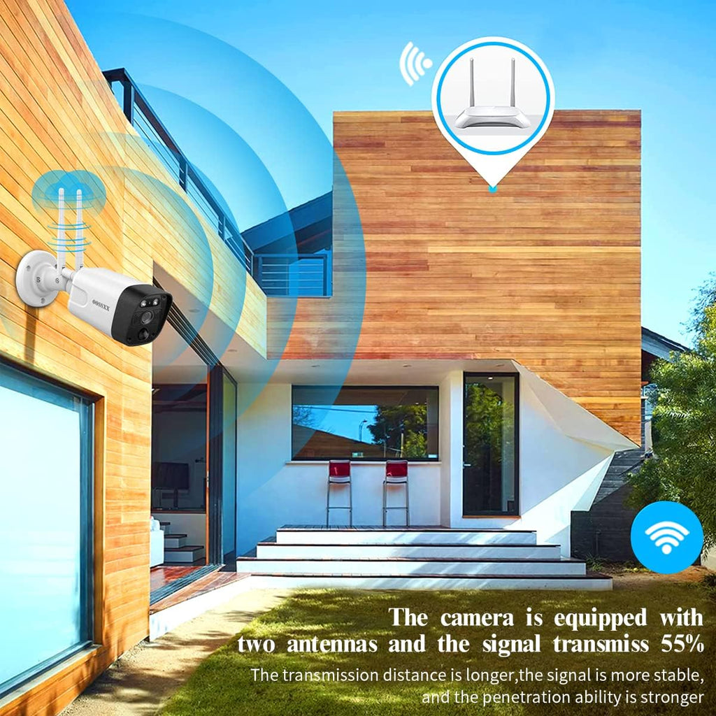 3K 5.0MP Wireless Security Camera System with 2TB Hard Drive E1382