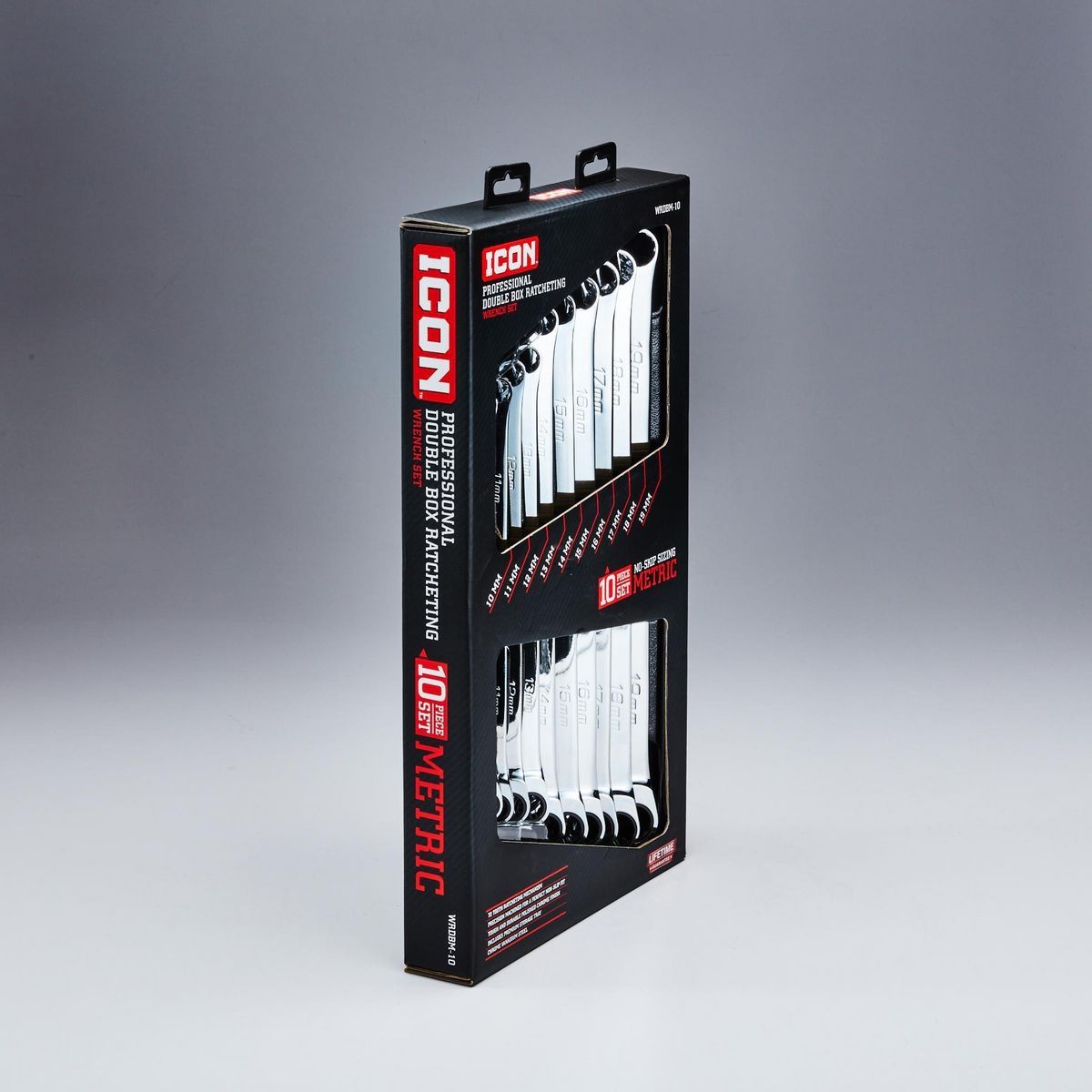 10 Piece Metric Double Box Ratcheting Wrench W42660