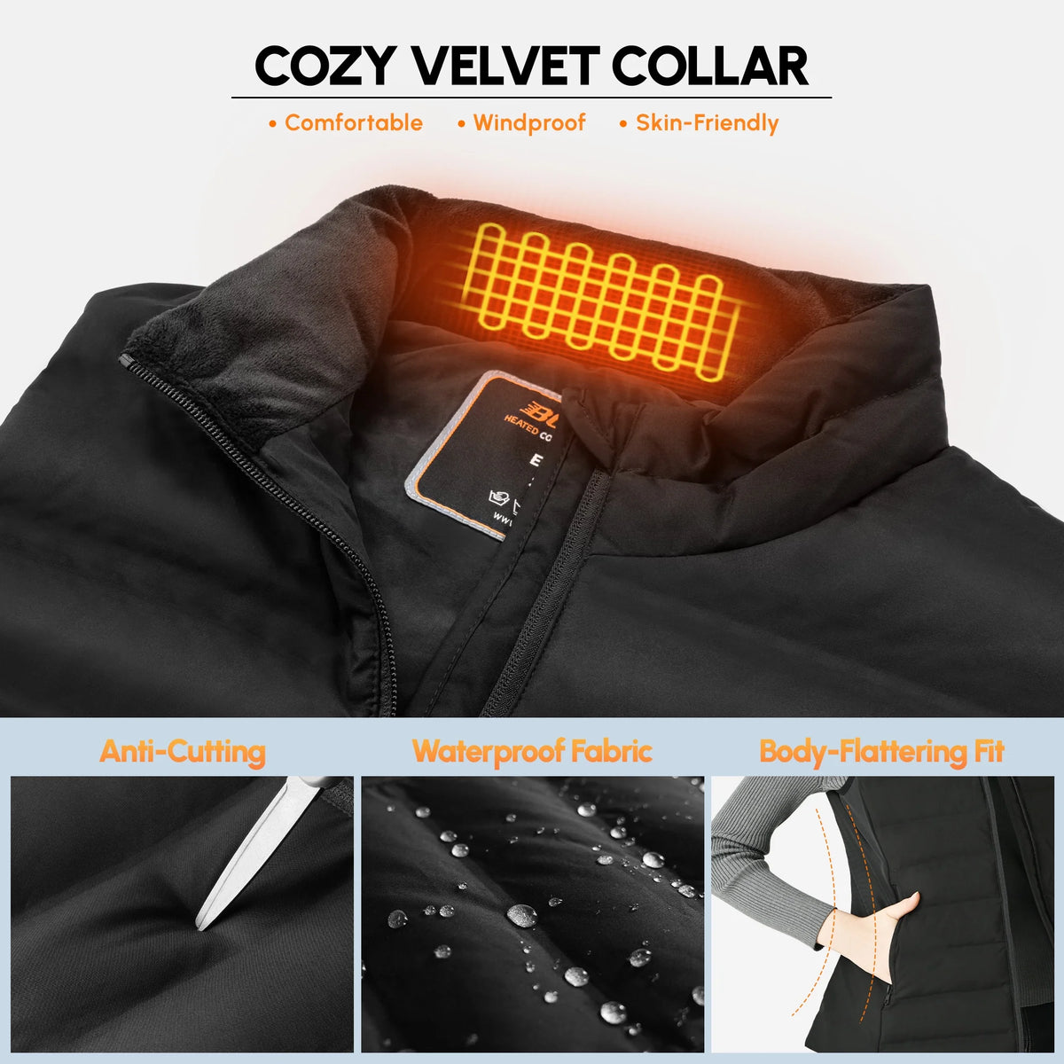Black Fleece Heated Vest B606415