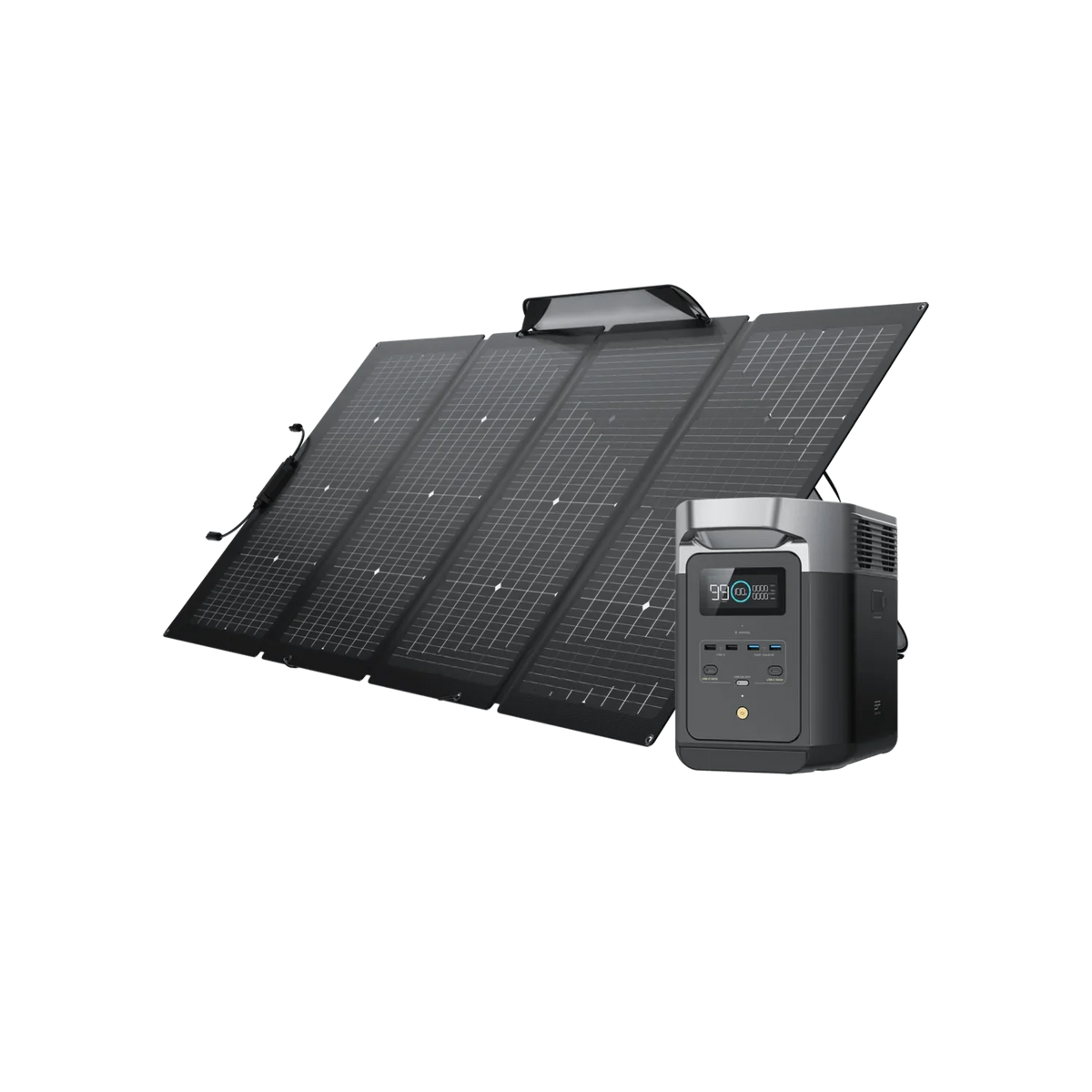 Portable Power Station and Bifacial Portable Solar Panel I944