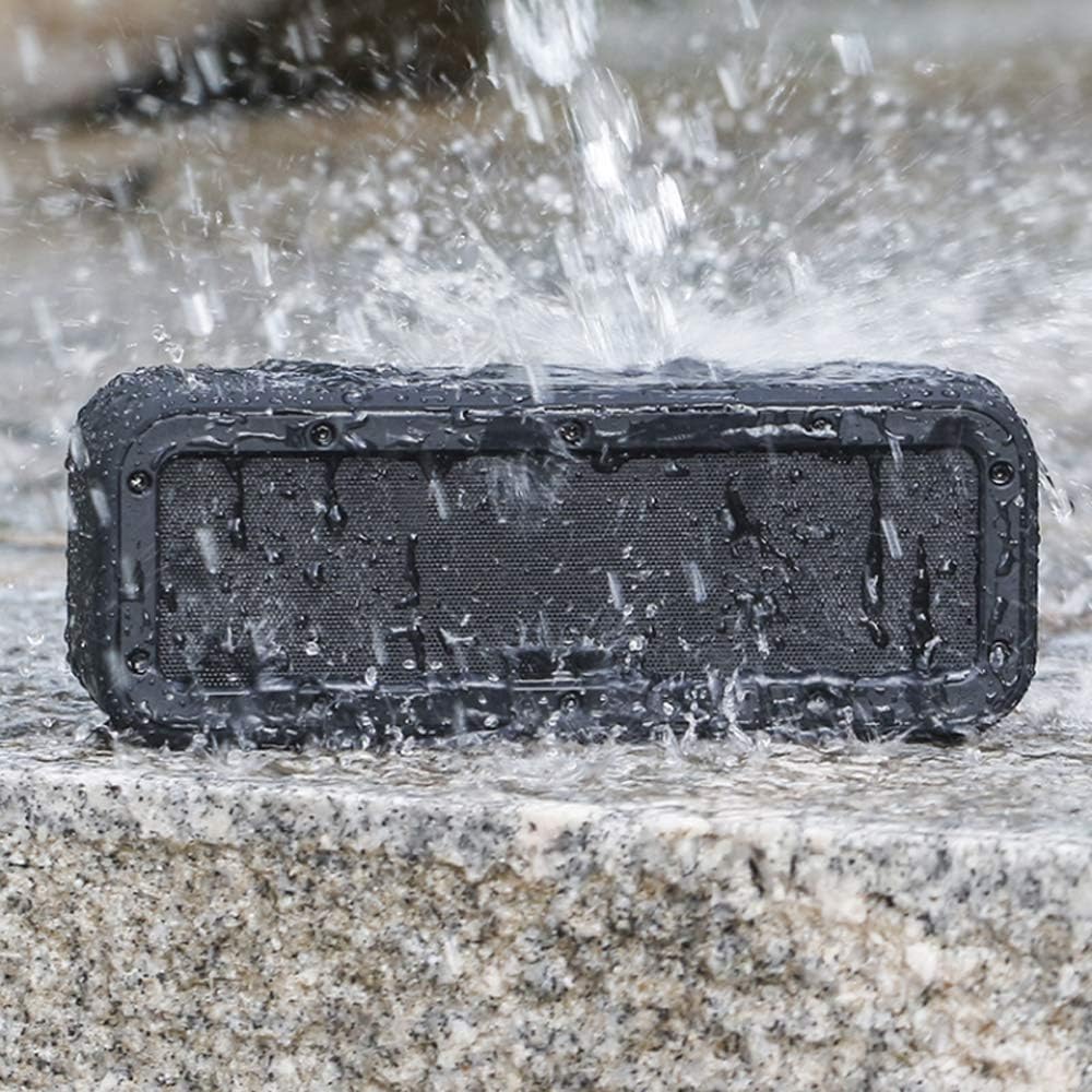 Black Portable IPX7 Waterproof Bluetooth Speaker Q292377