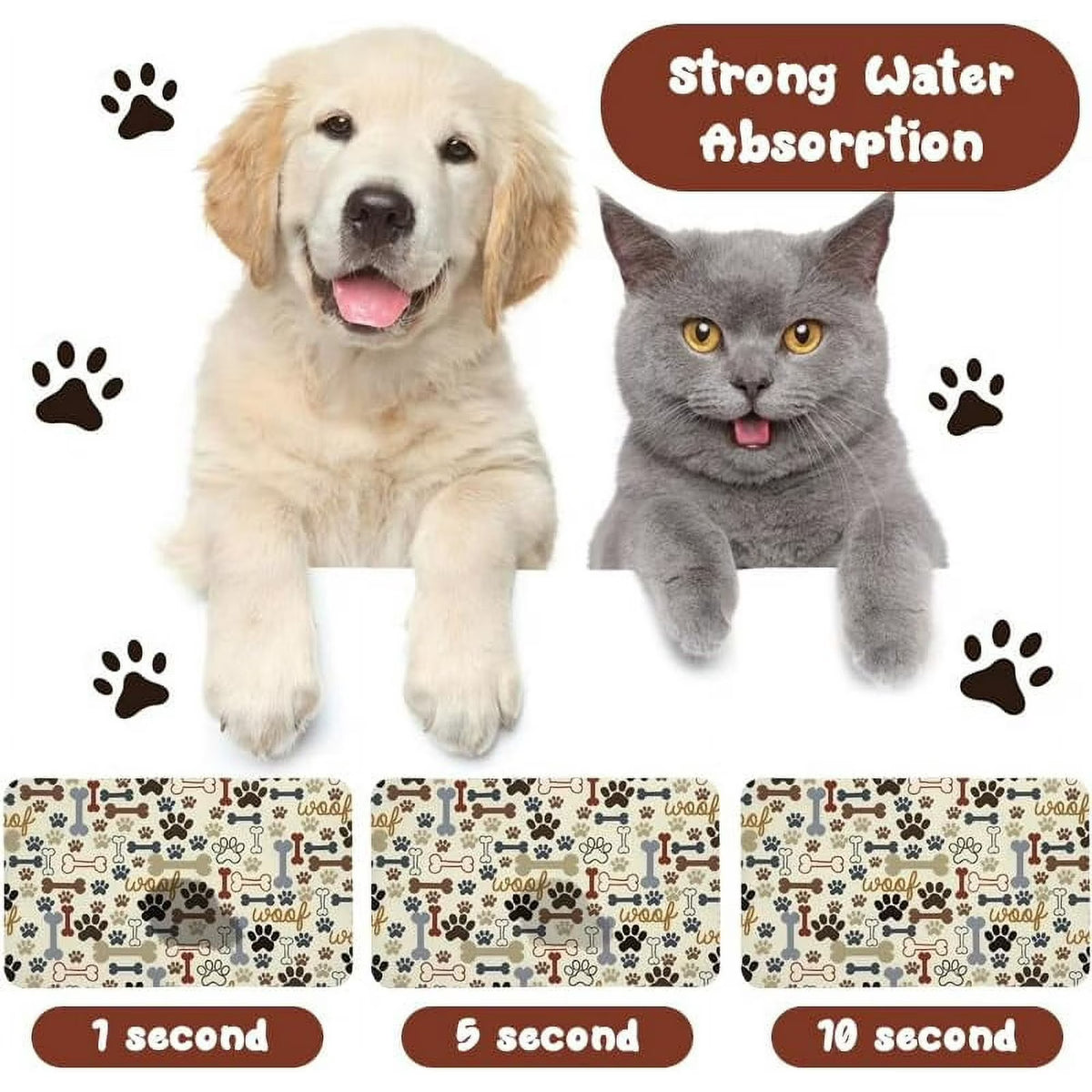 Waterproof Absorbent Dog Food Mat R9629