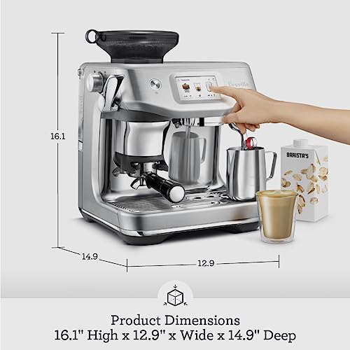 Brushed Stainless Steel Espresso Machine T386841