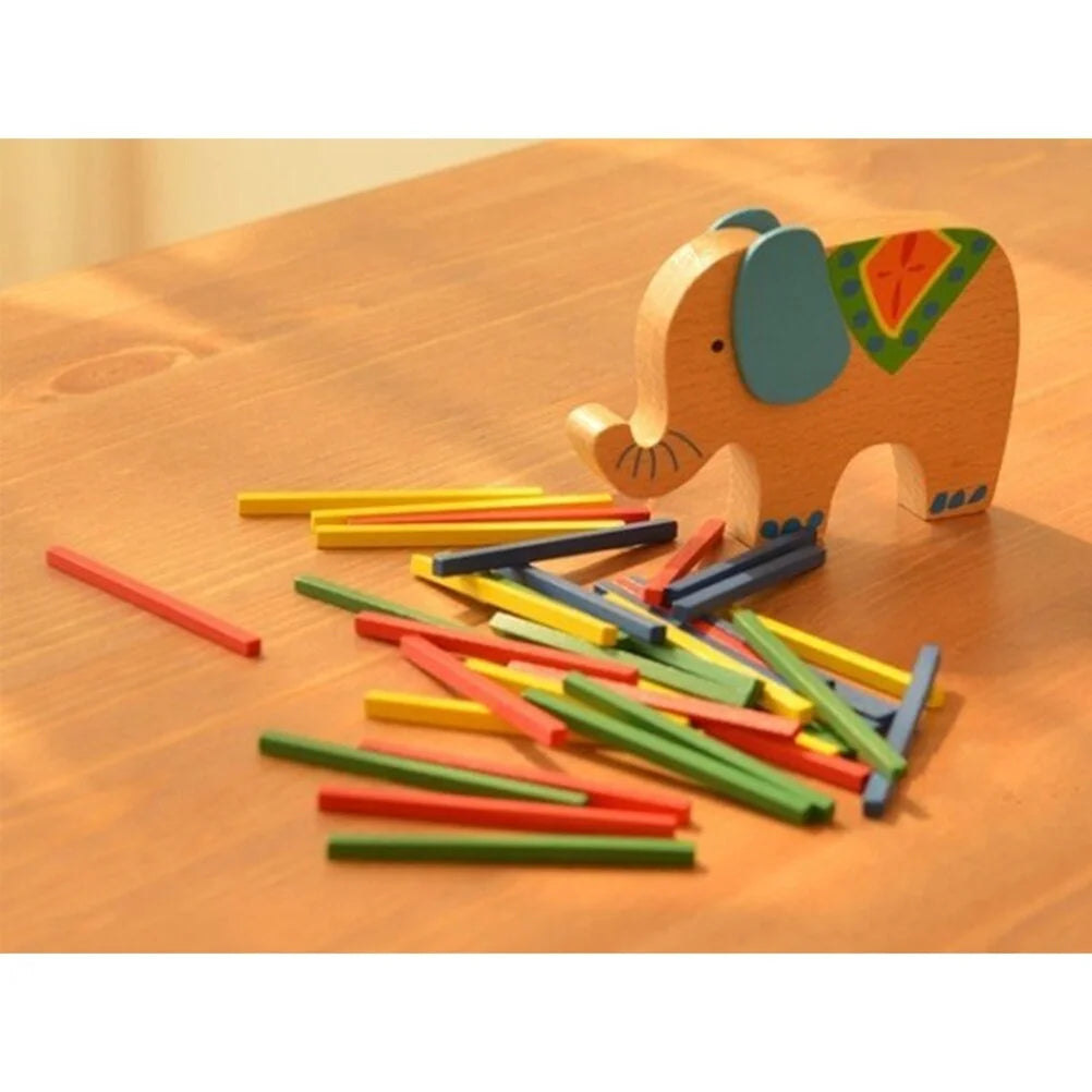 Wooden Stackable Building Blocks Set Educational Toys Y139