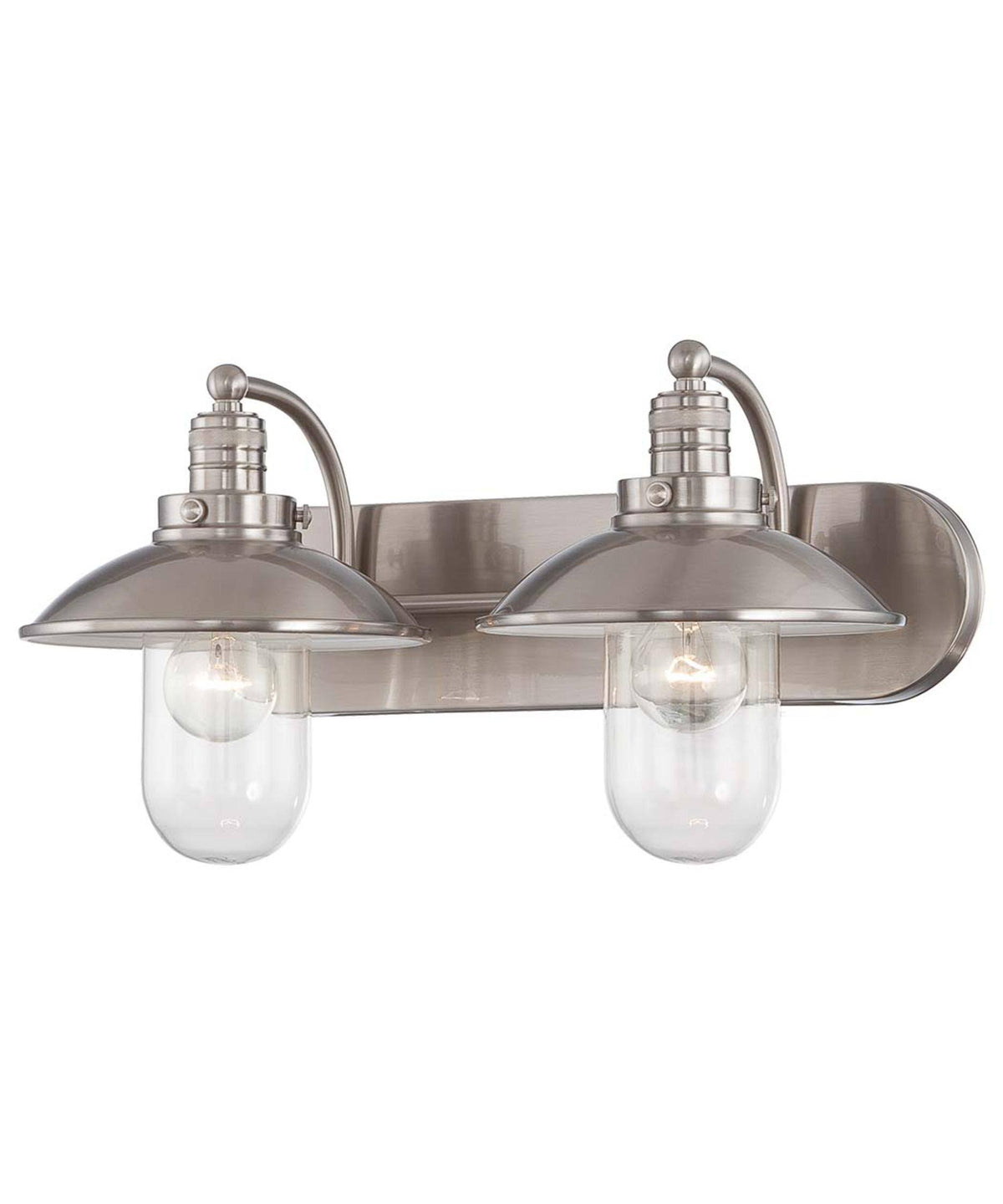2 Light Bath Brushed Nickel U88067