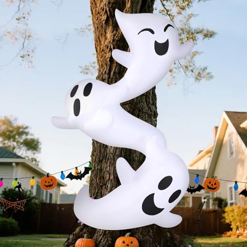 8ft Light Up Inflatable Ghosts A271815
