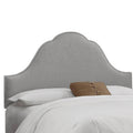 California King Linen Grey Headboard A9875