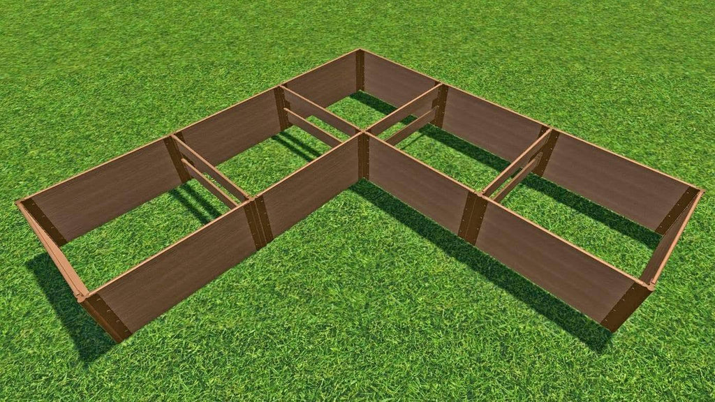 Raised Garden Bed L Shaped 12 x 12 x 16.5 L940615