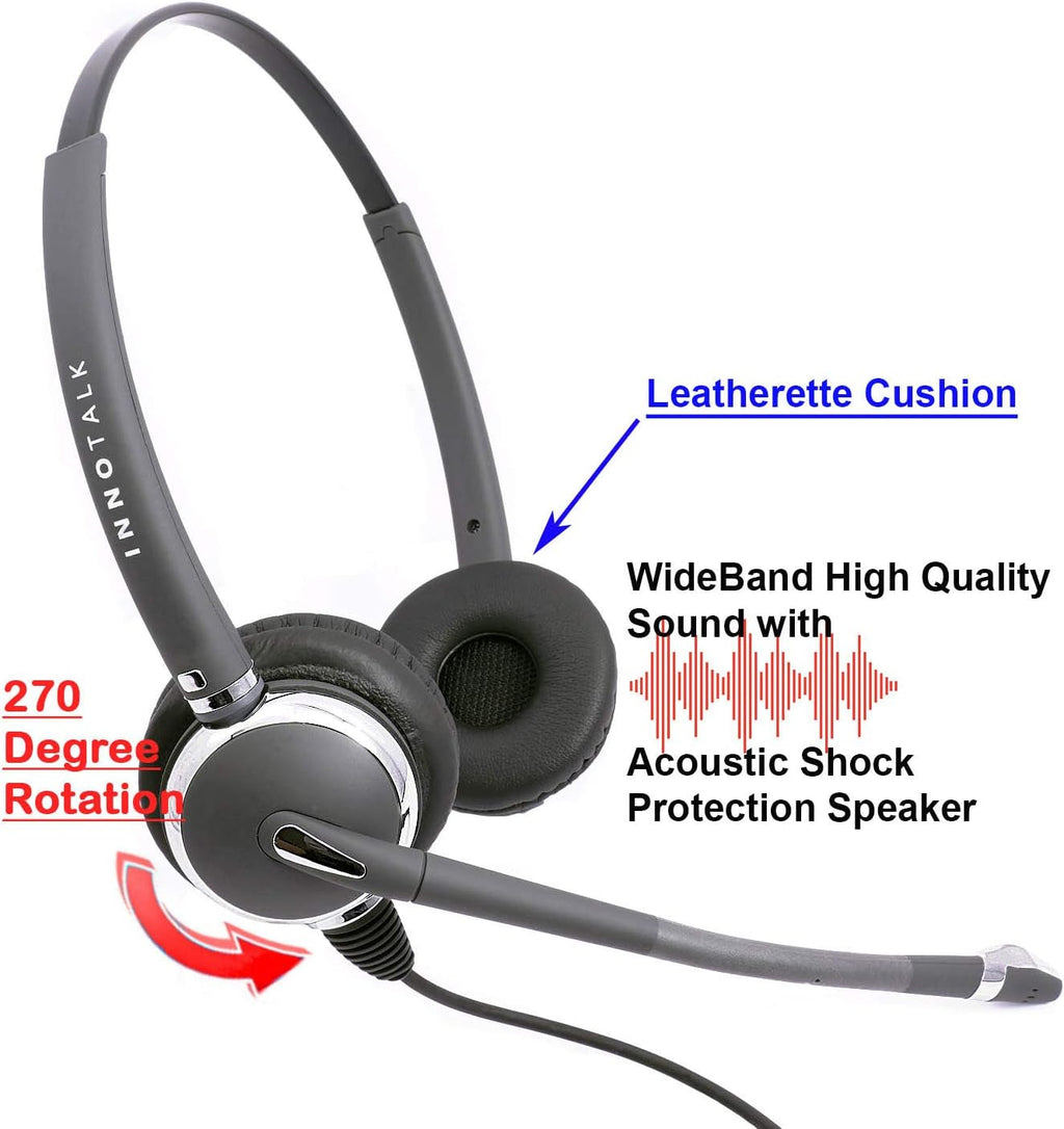 Noise Cancelling Binaural Headset with Quick Disconnect Cord J99800