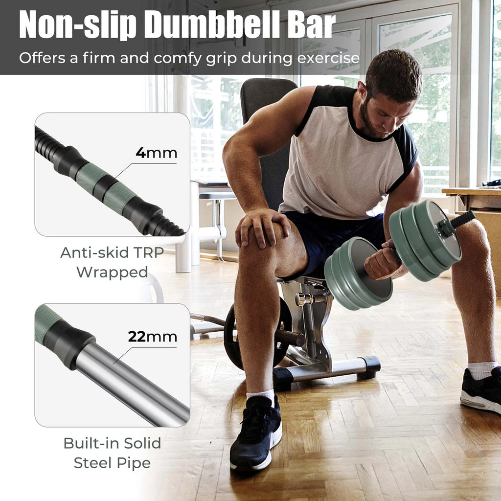 4 in 1 Adjustable Dumbbell Set 92lbs Z21776