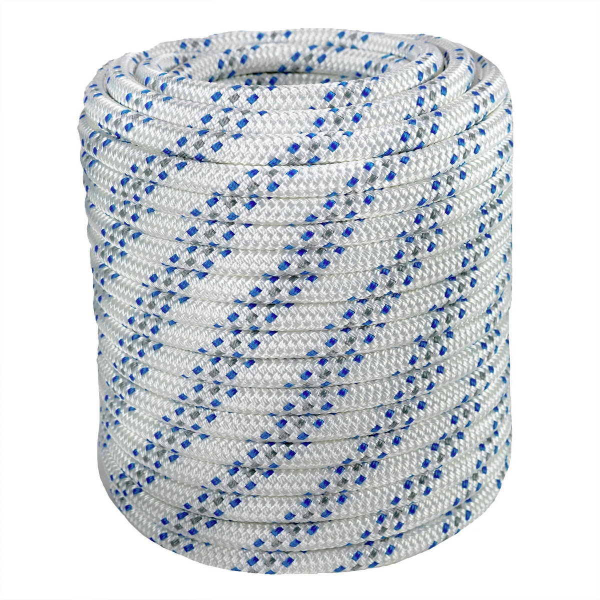 3/4 inch x 100 Feet Double Braid Polyester Arborist Bull Rope U7130