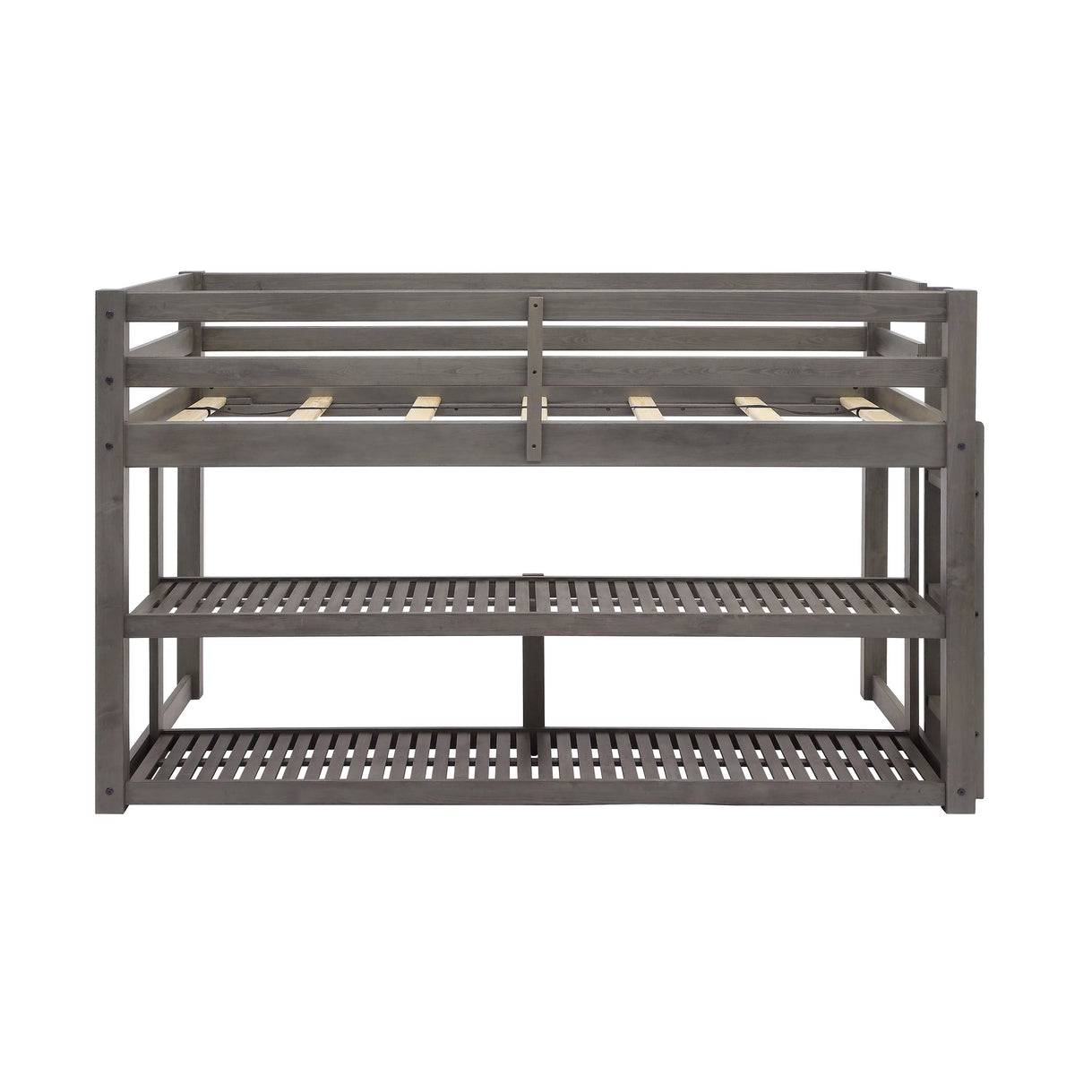 Black Twin Loft Storage Bed A34593