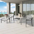 Aluminum Slat Patio Dining Chair I8858