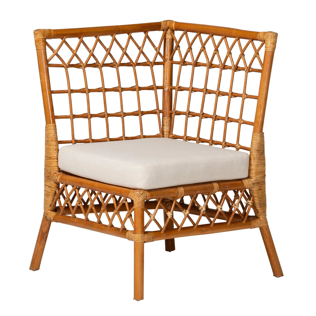 Honey Rattan 4-Piece Dining Nook Set U620781