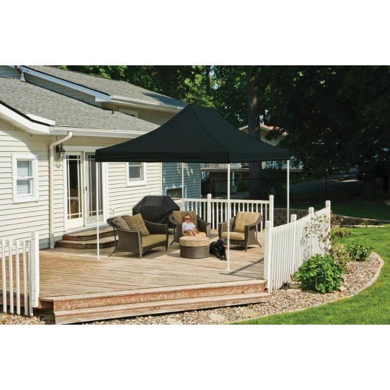 10 ft. W x 15 ft. D Straight Leg Pop-Up Canopy V395