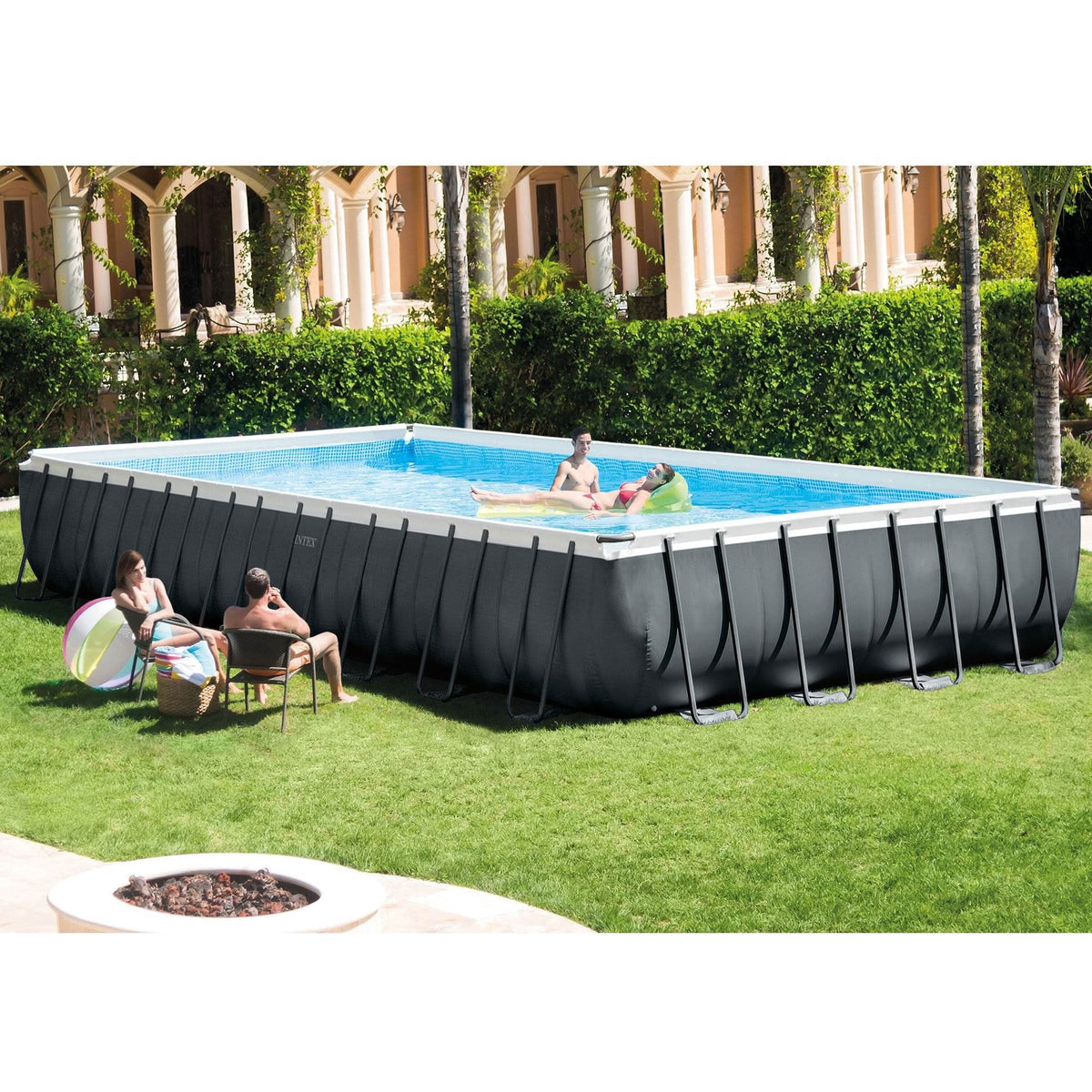 Rectangular Frame Pool with Saltwater System P988