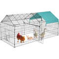 Large Metal Chicken Coop with Door & Cover B857