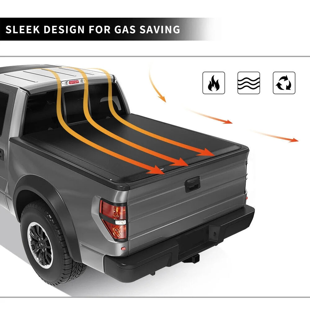 5 ft Soft Tri Fold Truck Bed Tonneau Cover C858