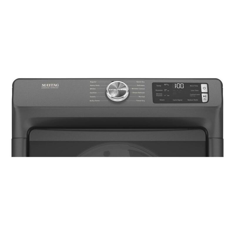 Vented Gas Dryer in Volcano Black M6294