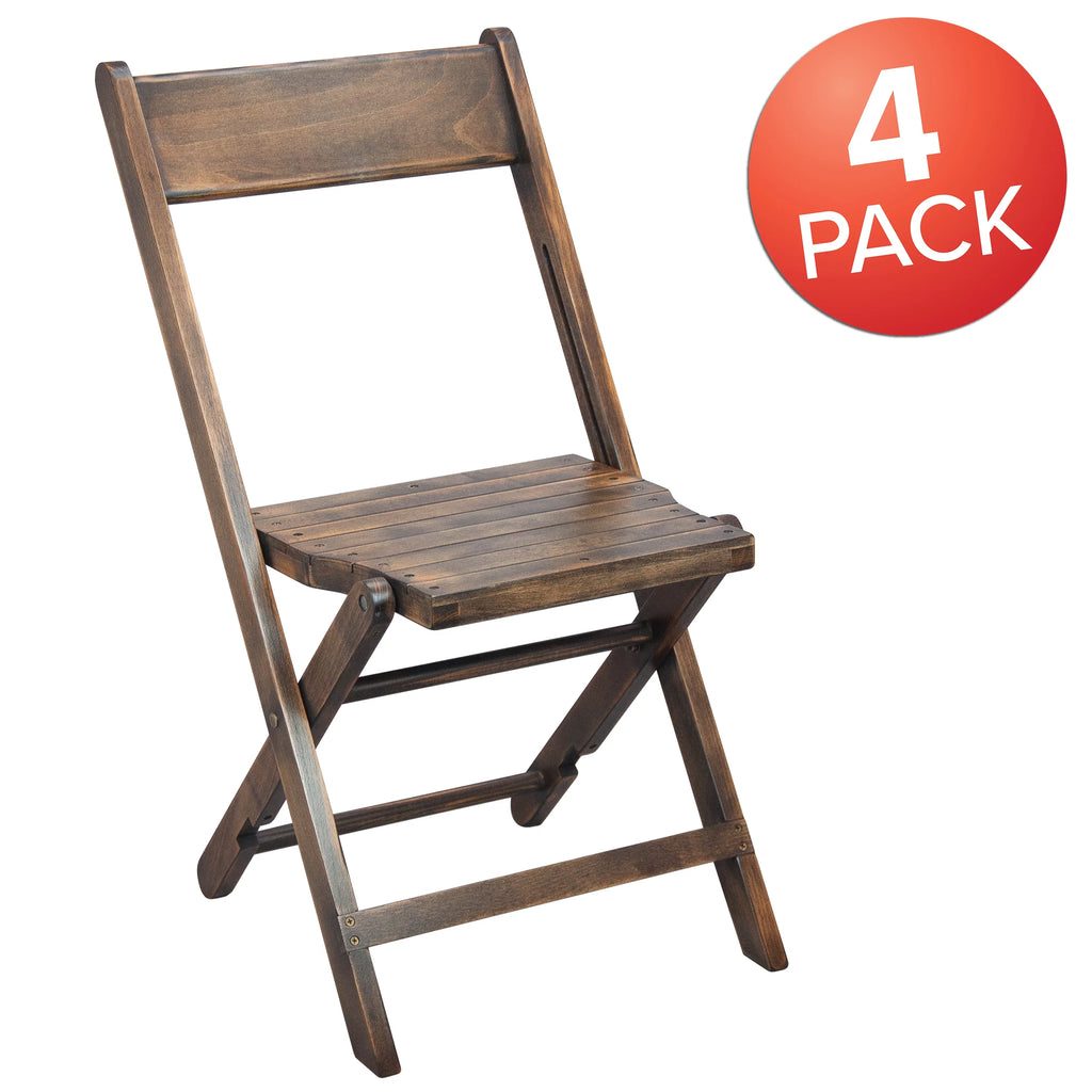 Folding Wood Chair Set of 4 I9307