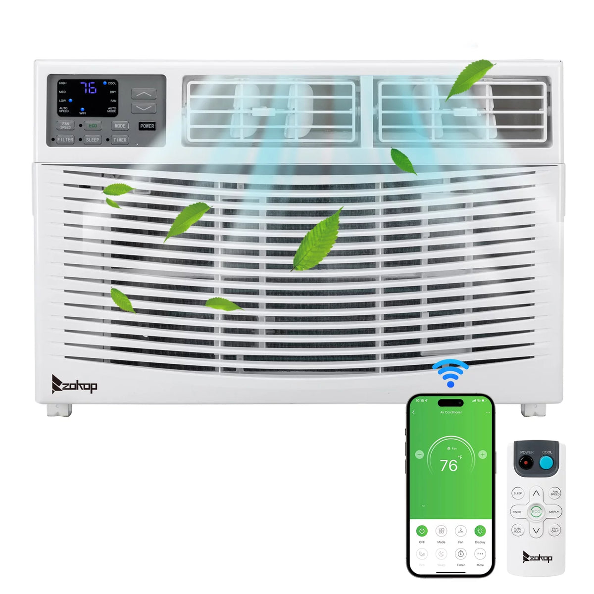 8000BTU 115V Window Air Conditioner with Remote Control F4771