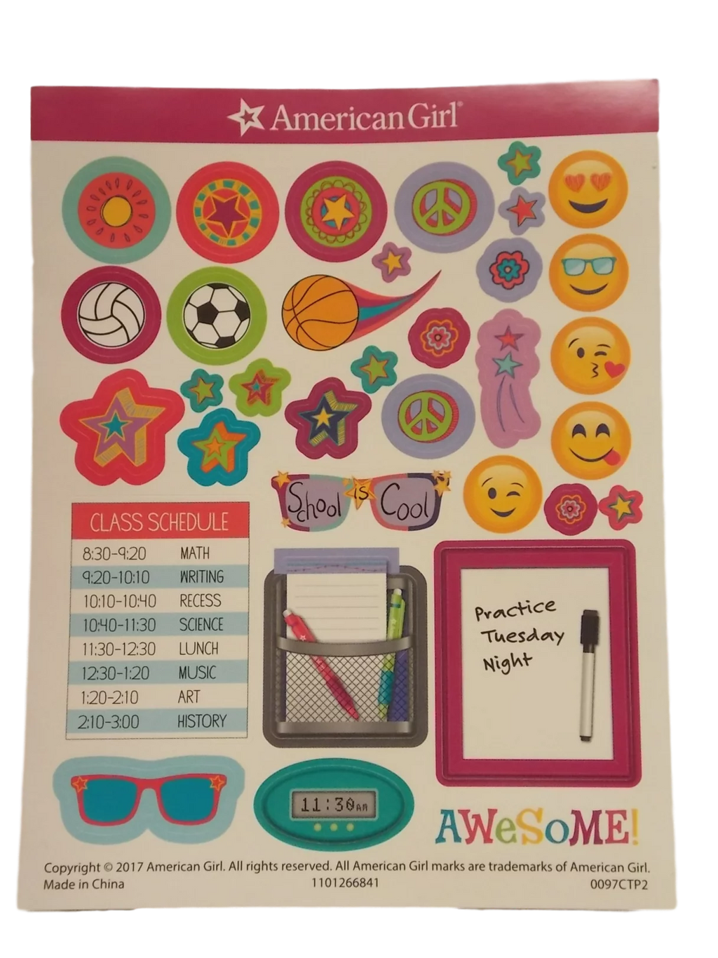 18" Doll School Locker Set W39876