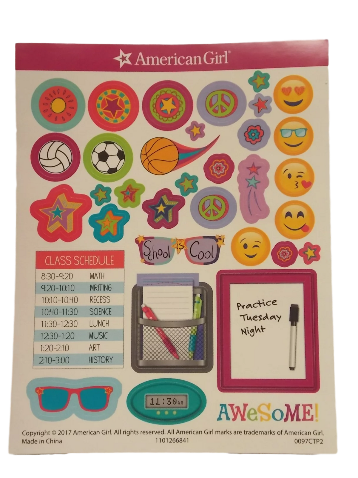 18" Doll School Locker Set W39876