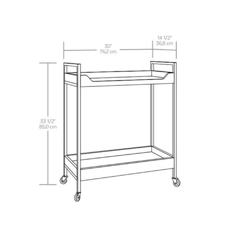 Bar Cart in Charter Oak G6126