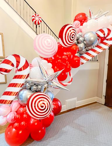 132 PCS Christmas Balloon Garland Arch Kit J88517