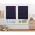 Navy Insulating Cordless Roman Shade U35107