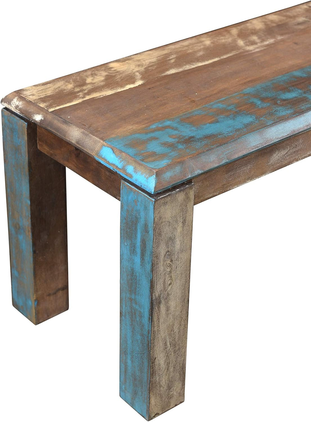 Brown Sheesham Wood Live Edge Bench S982392