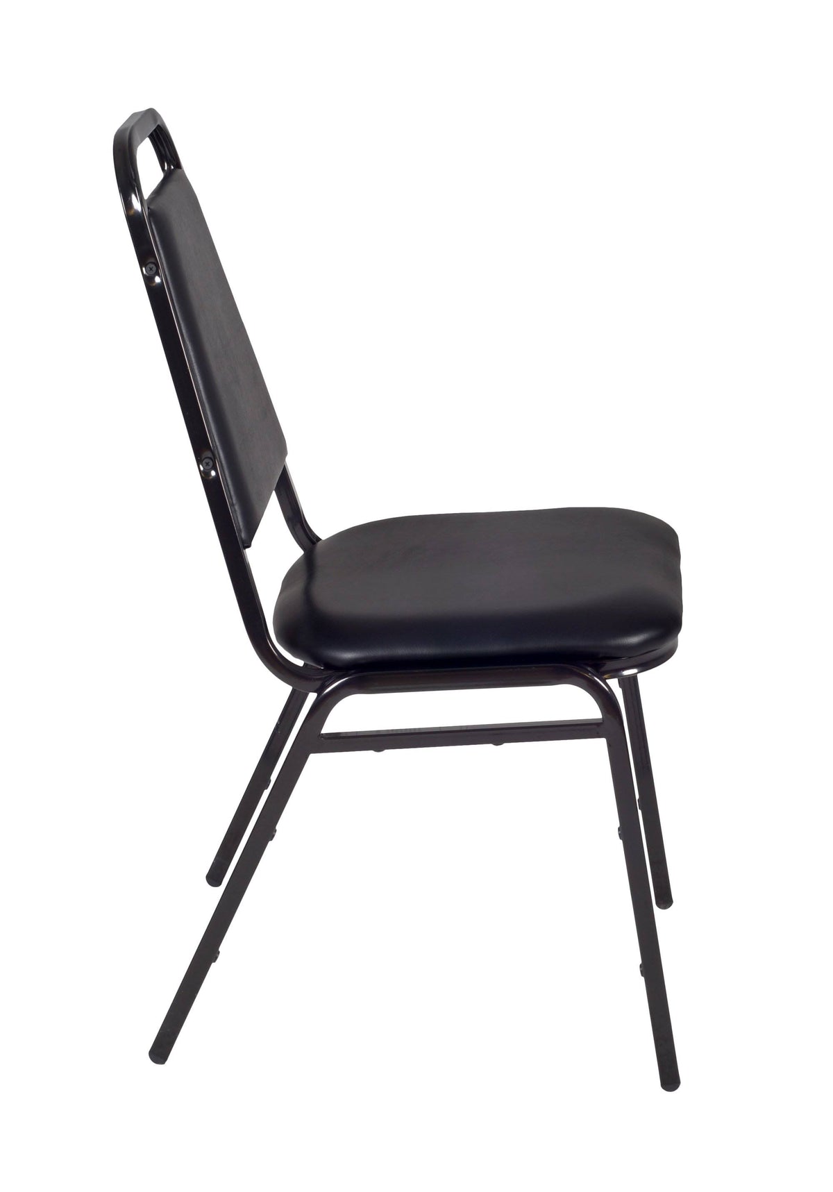 48x22 Round Breakroom Table with 4 Stack Chairs C738