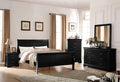 5-Piece Bedroom Set Bed Dresser Chest 2 Nightstands V184