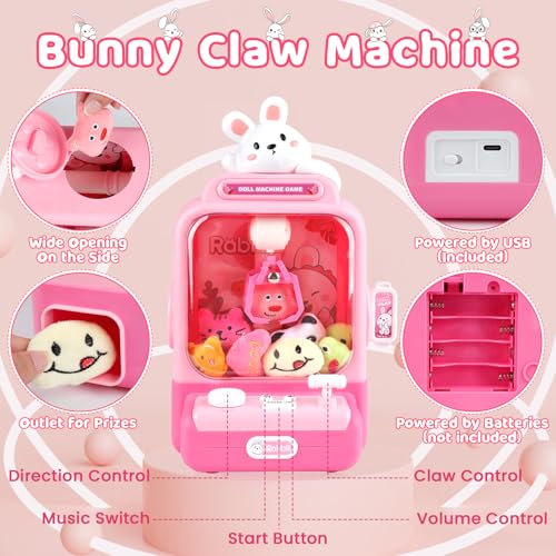 Claw Machine with LED Lights & Sound Q21344