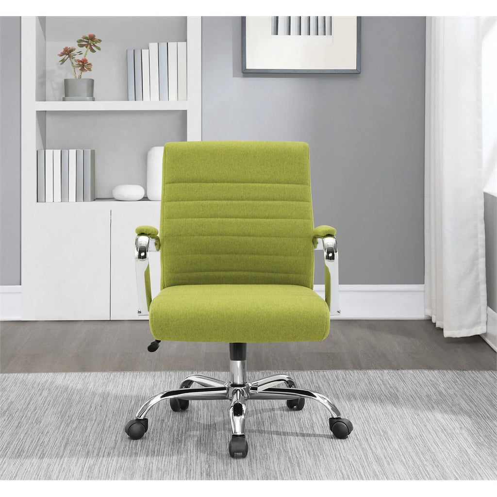 Basil Green Fabric Office Chair K247