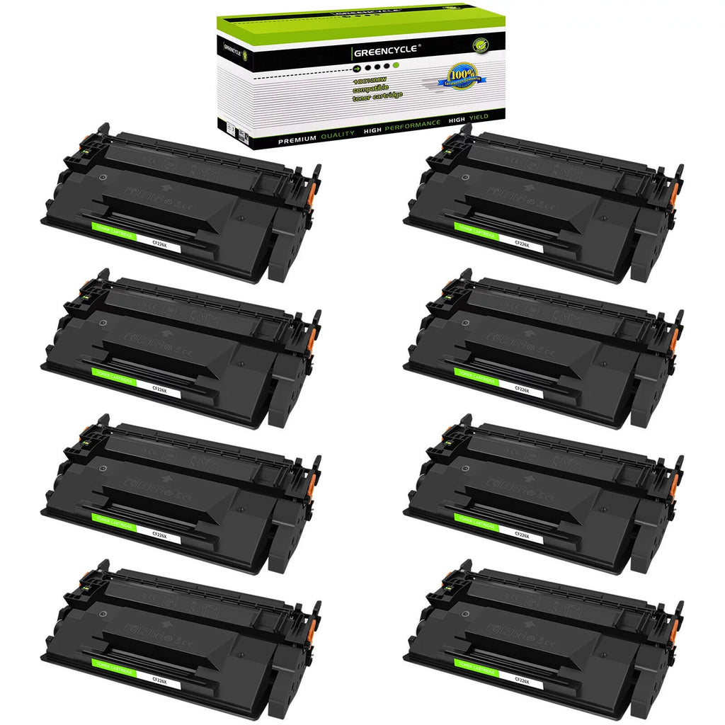 8 Pack Black Toner Cartridge Replacement G53010
