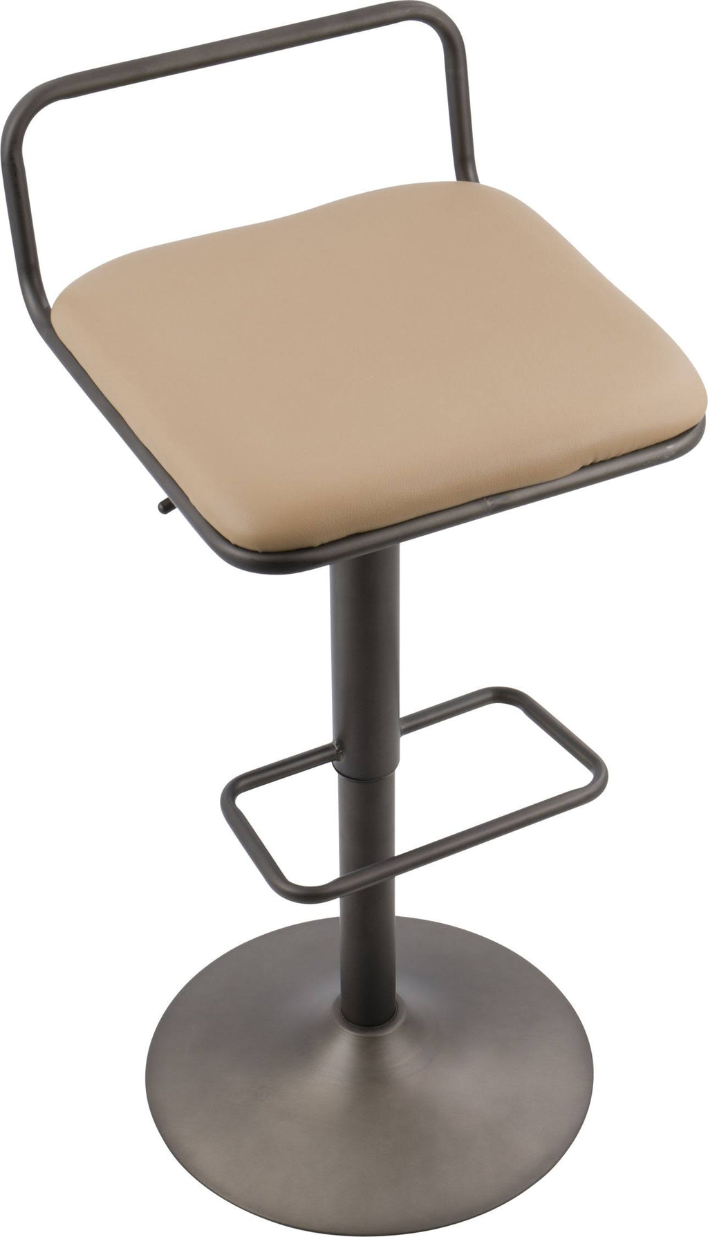 Set of 2 Antique Camel Barstool R759