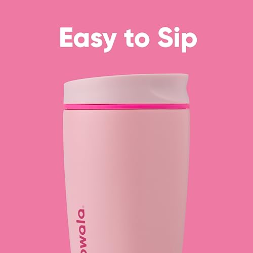Pink 12 oz Insulated Stainless Steel Coffee Tumbler N943